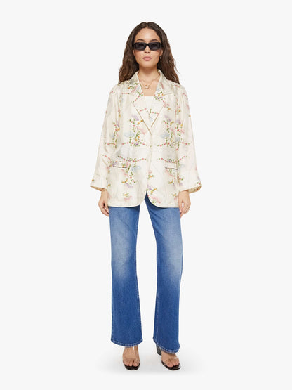 Mother Denim La Prestic Ouiston Elichou Blazer BRODERIE ECRU