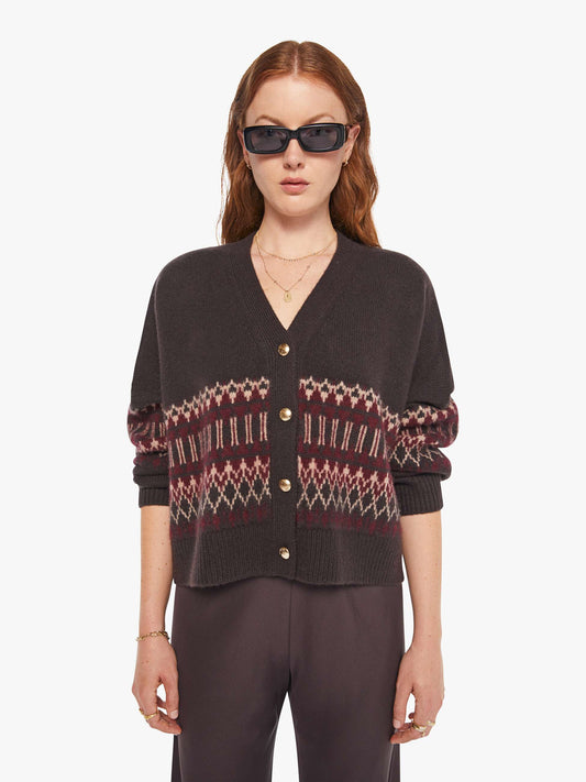Mother Denim SABLYN Elliot B Cardigan OAK TREE MULTI