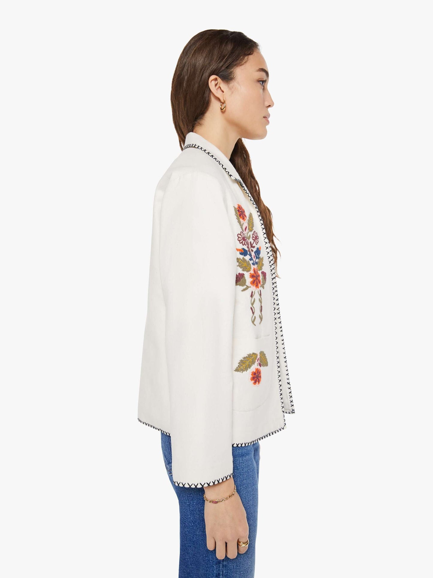Mother Denim Alix of Bohemia Francis Jacket HEIRLOOM FLORA