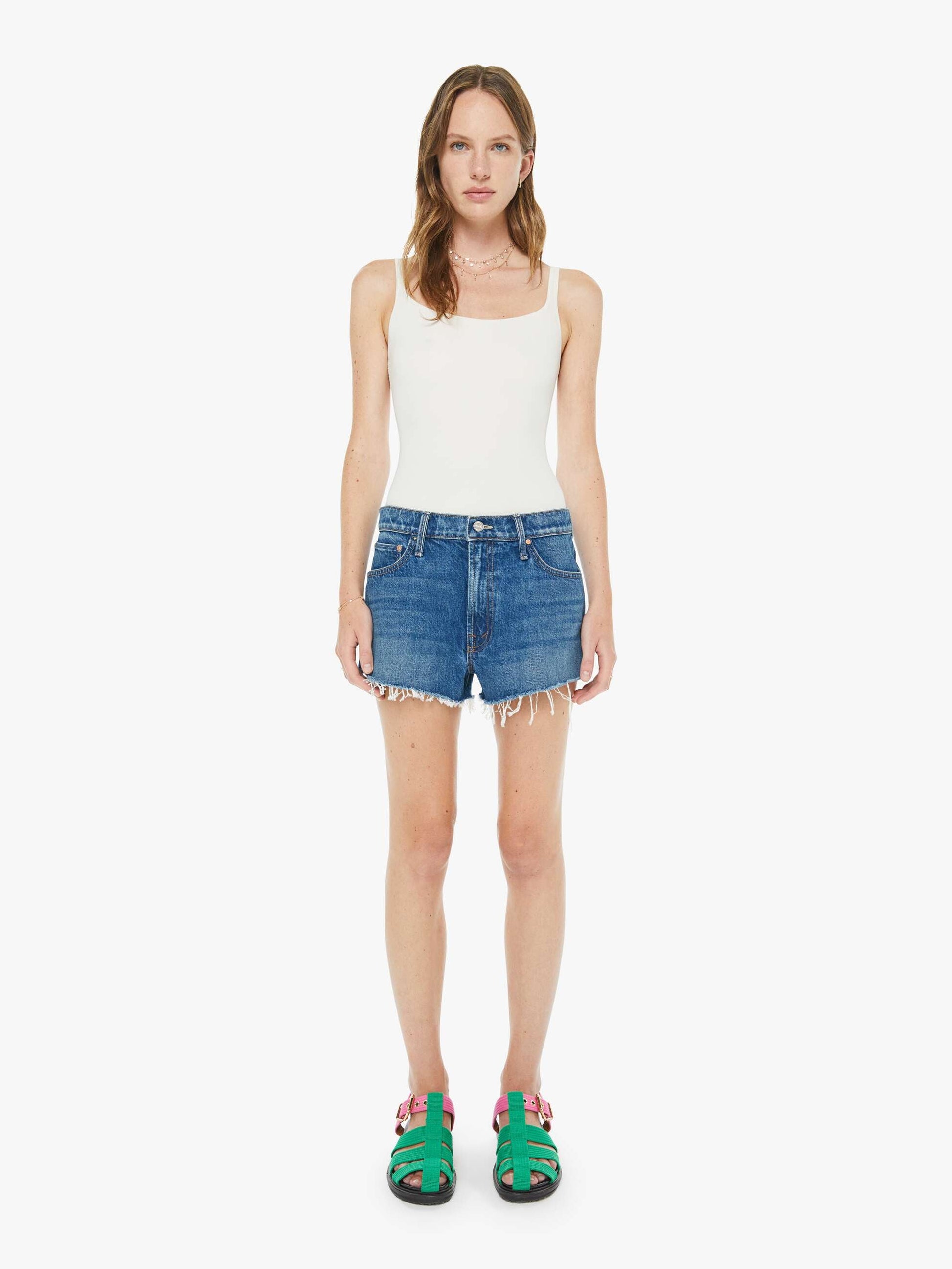Mother Denim The Bruiser Spray Tan