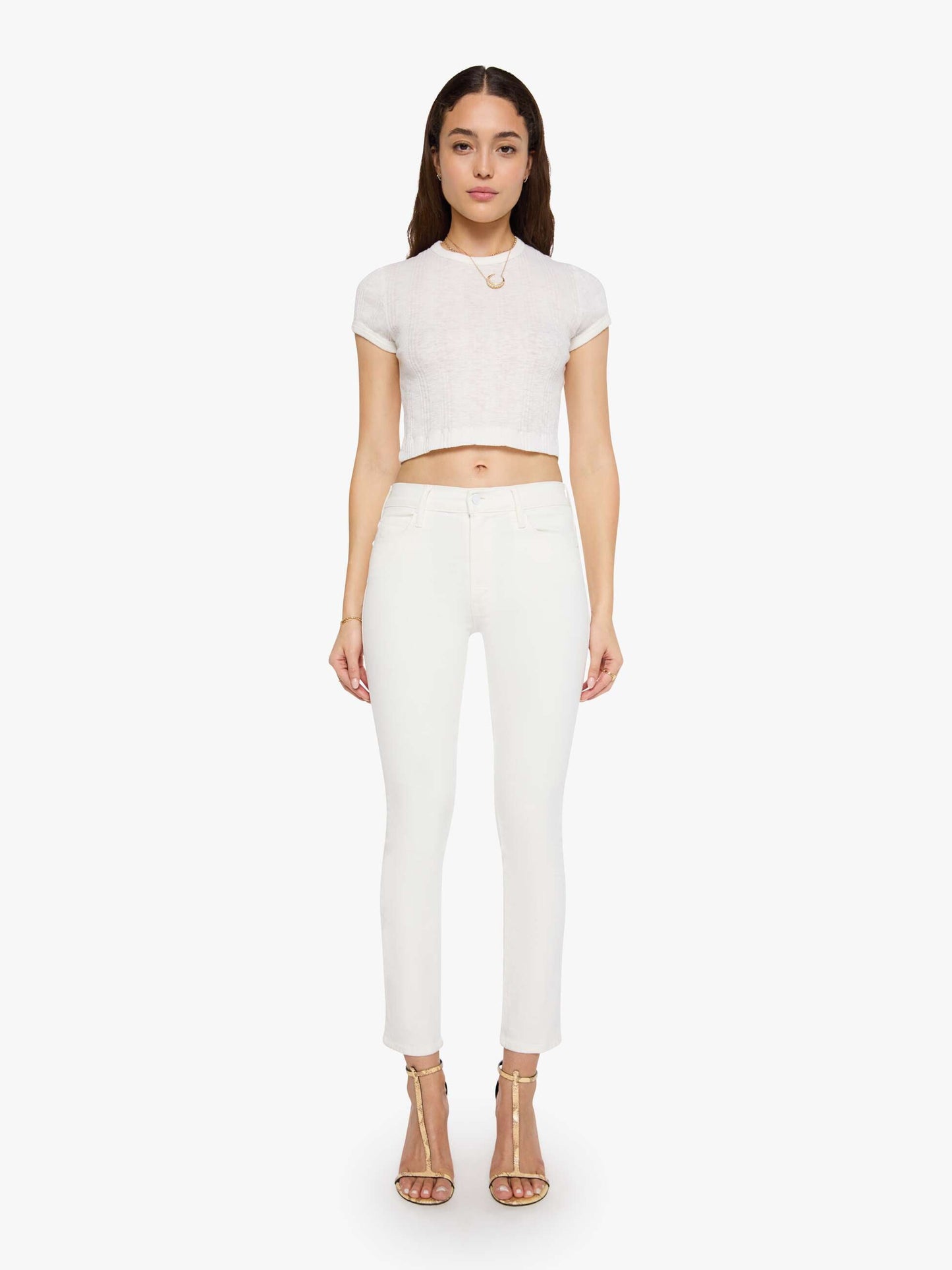 Mother Denim Women's The Mid Rise Dazzler Ankle Fairest of Them All FAIREST OF THEM ALL