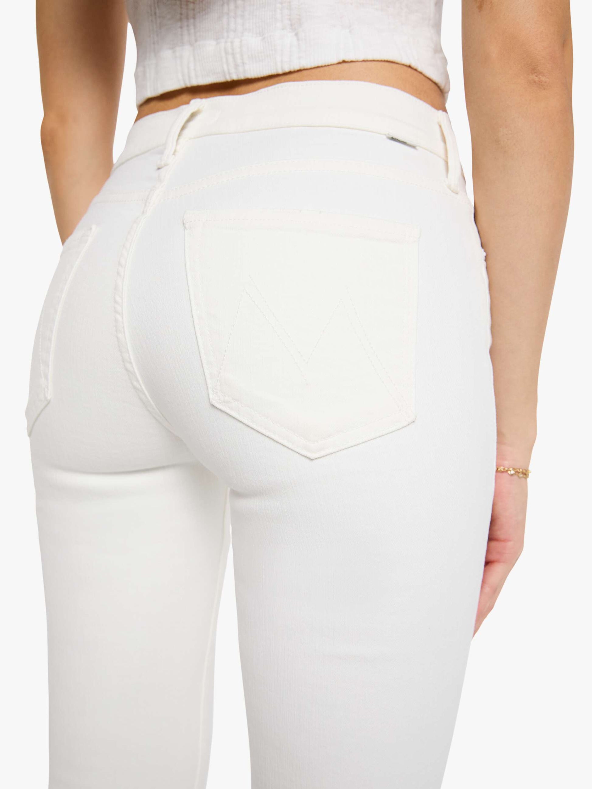Mother Denim Women's The Mid Rise Dazzler Ankle Fairest of Them All FAIREST OF THEM ALL