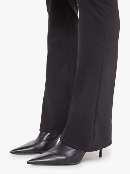 Mother Denim High Waisted Runaway Black