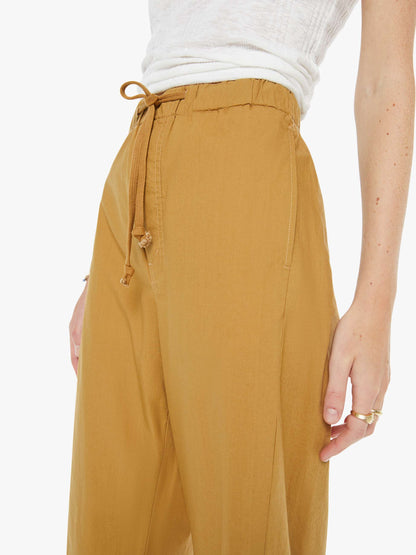 Mother Denim The Drawn Half-Pipe Ankle Brown