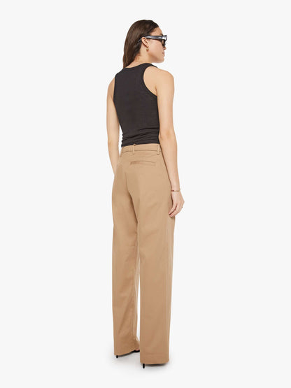 Mother Denim SPRWMN Straight Leg Trousers White (Open)