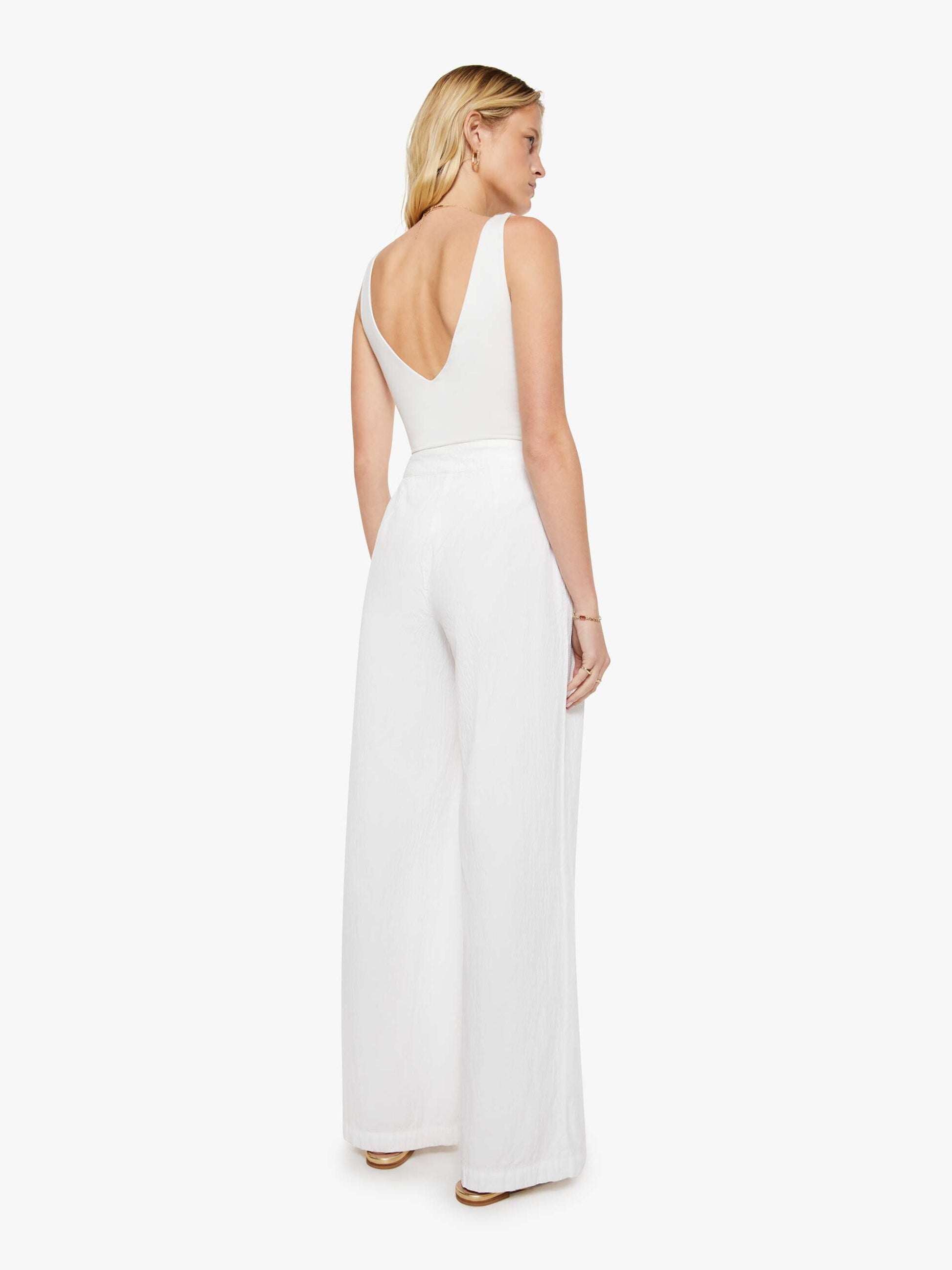 Mother Denim SABLYN Brooke B Trouser WHITE