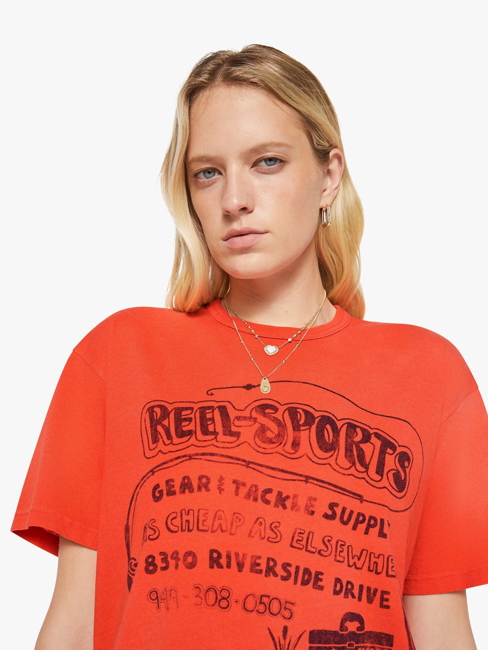 Mother Denim The Lowdown Red