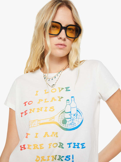 Mother Denim The Boxy Goodie Goodie I Love To Play Tennis