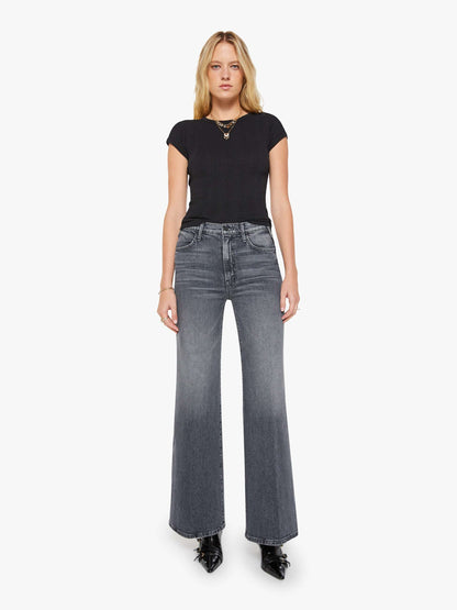 Mother Denim The Itty Bitty Ringer Black