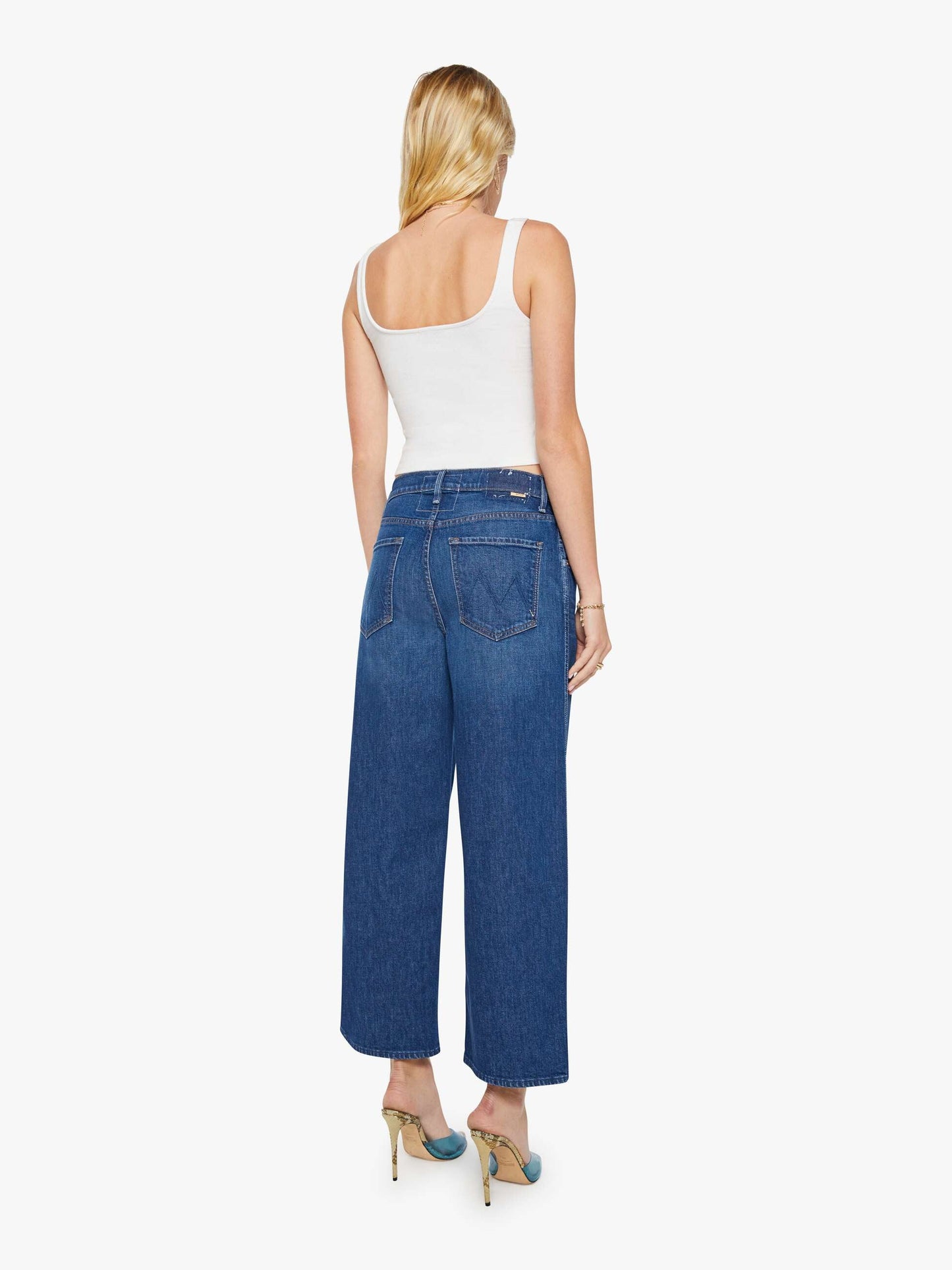 Mother Denim The Itty Bitty Ringer Desert Sun Palm