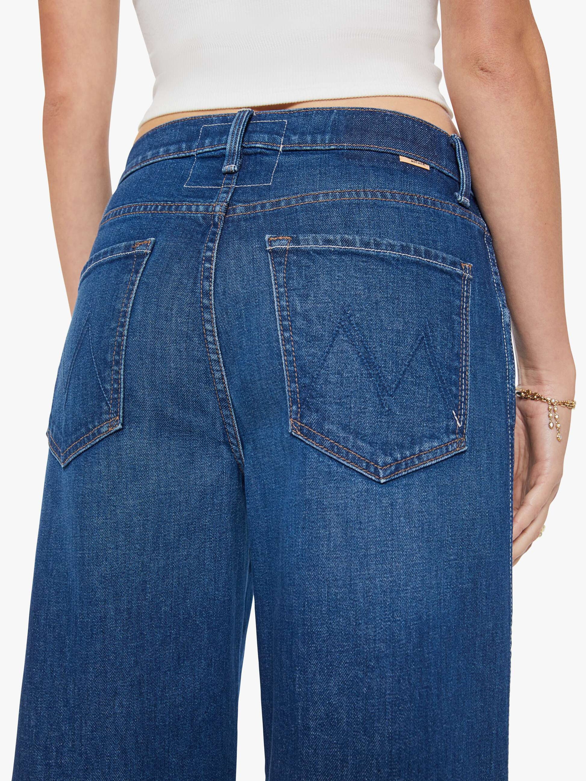 Mother Denim The Itty Bitty Ringer Desert Sun Palm