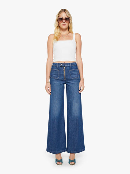 Mother Denim The Itty Bitty Ringer Desert Sun Palm