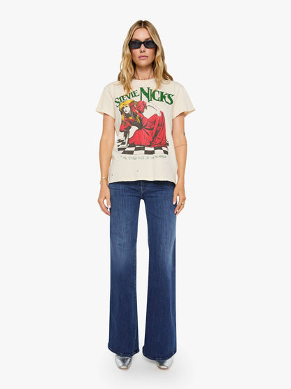 Mother Denim MadeWorn Stevie Nicks Tee Beige (Light)