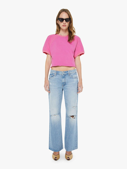 Mother Denim The Half Cut Square Rose Violet