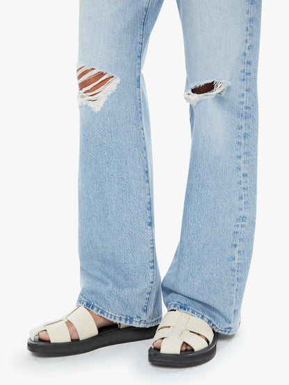 Mother Denim The Flirt Squad Antique White
