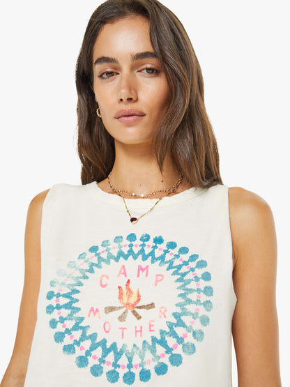 Mother Denim The Flirt Squad Antique White