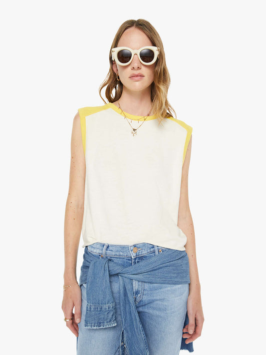 Mother Denim The Sleeveless Concert Spin Cycle