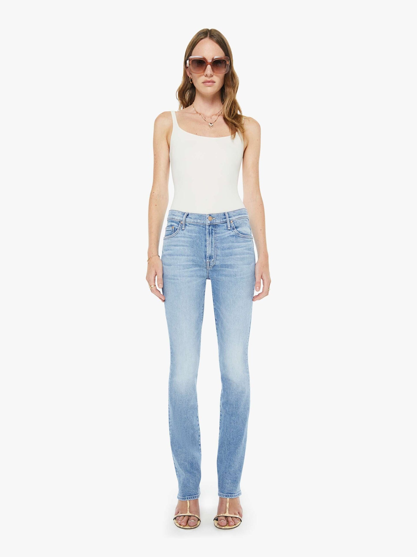 Mother Denim The Sleeveless Concert Spin Cycle