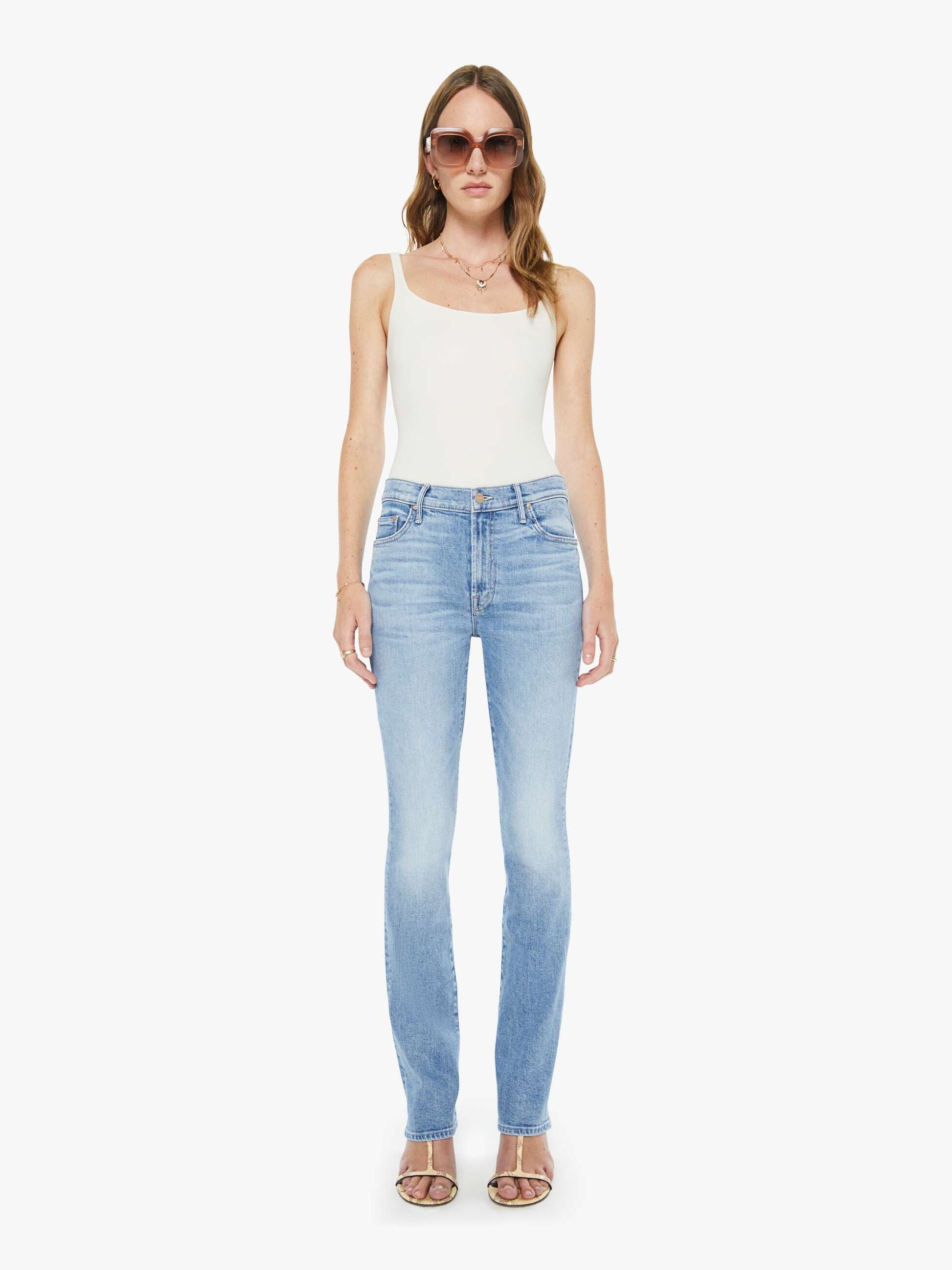 Mother Denim The Sleeveless Concert Spin Cycle