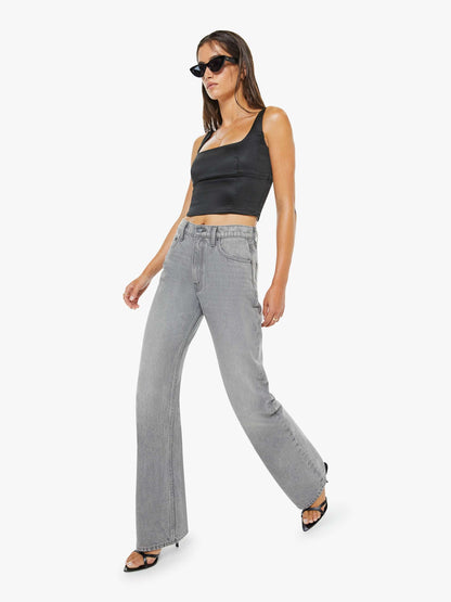 Mother Denim The Half Square Antique White