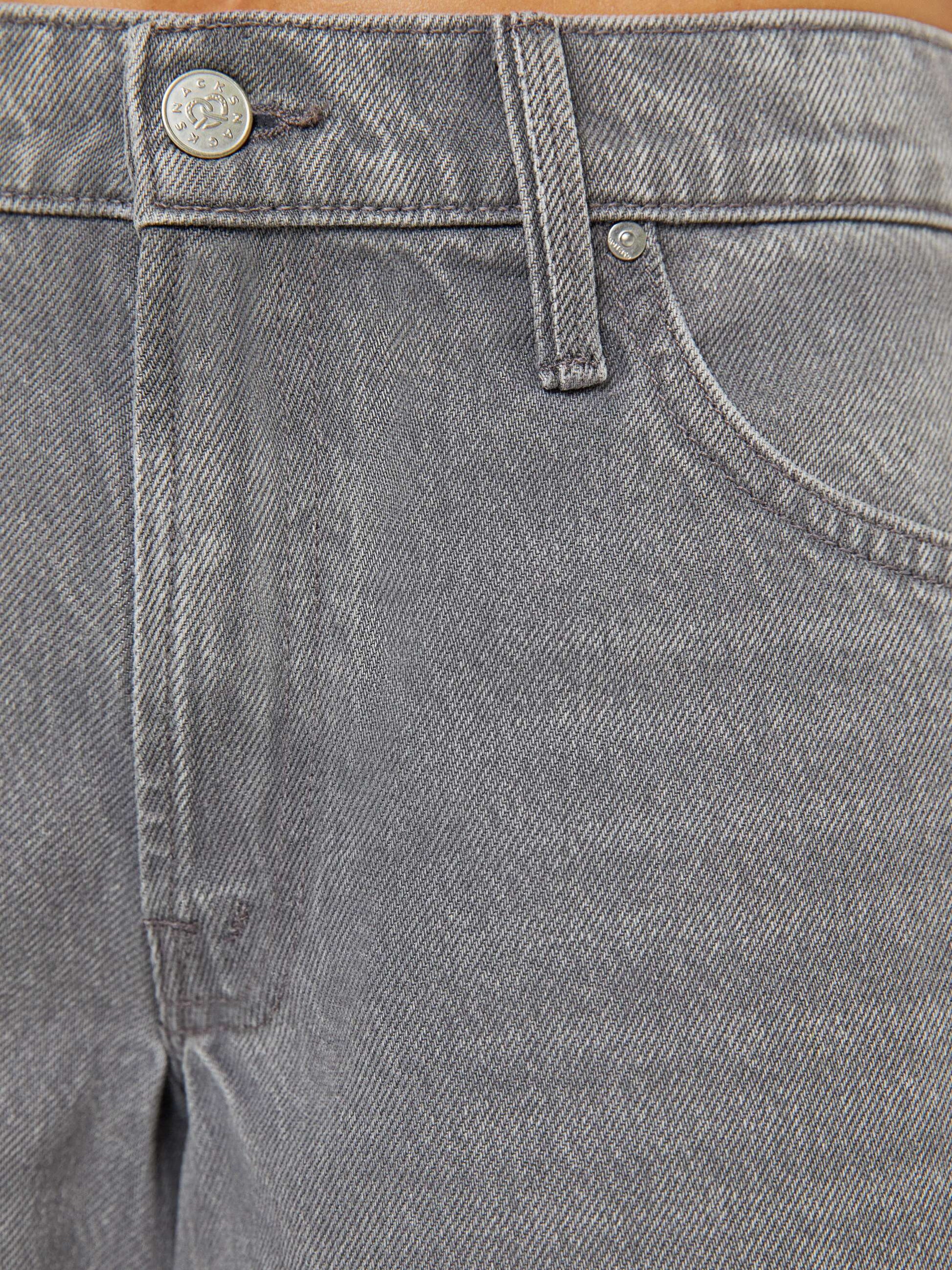 Mother Denim The Half Square Antique White