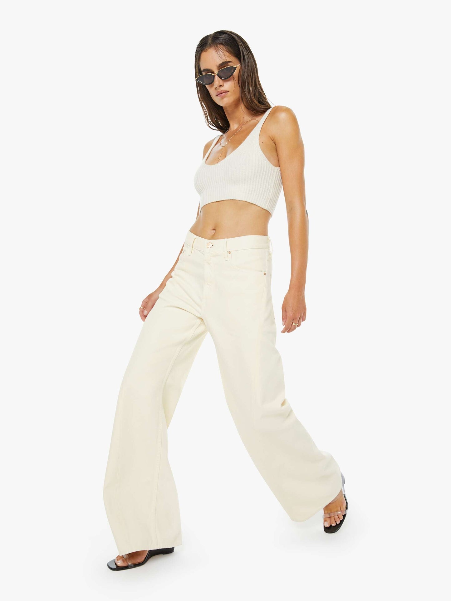 Mother Denim The Double Rowdy Blue (Medium)