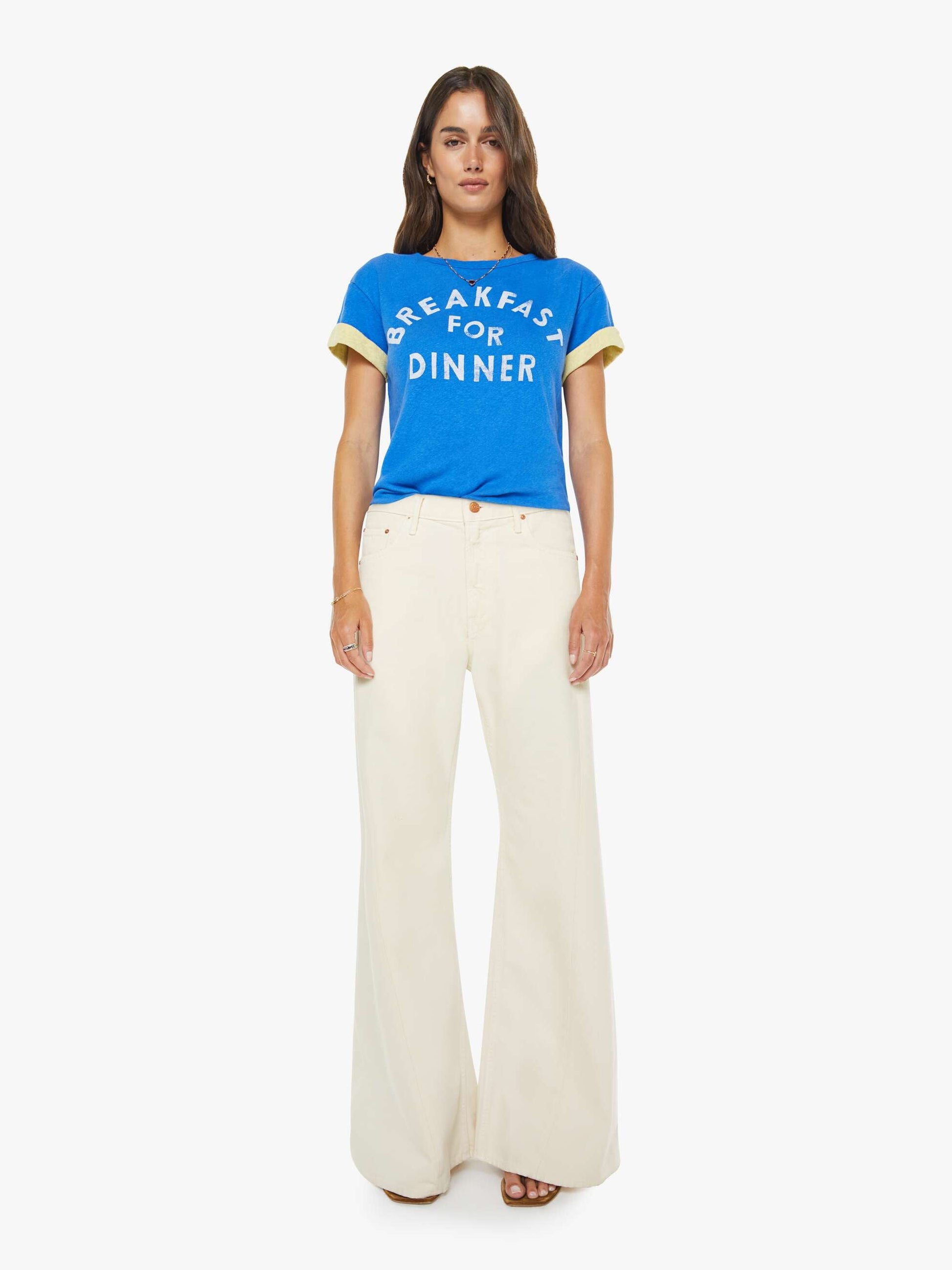 Mother Denim The Double Rowdy Blue (Medium)