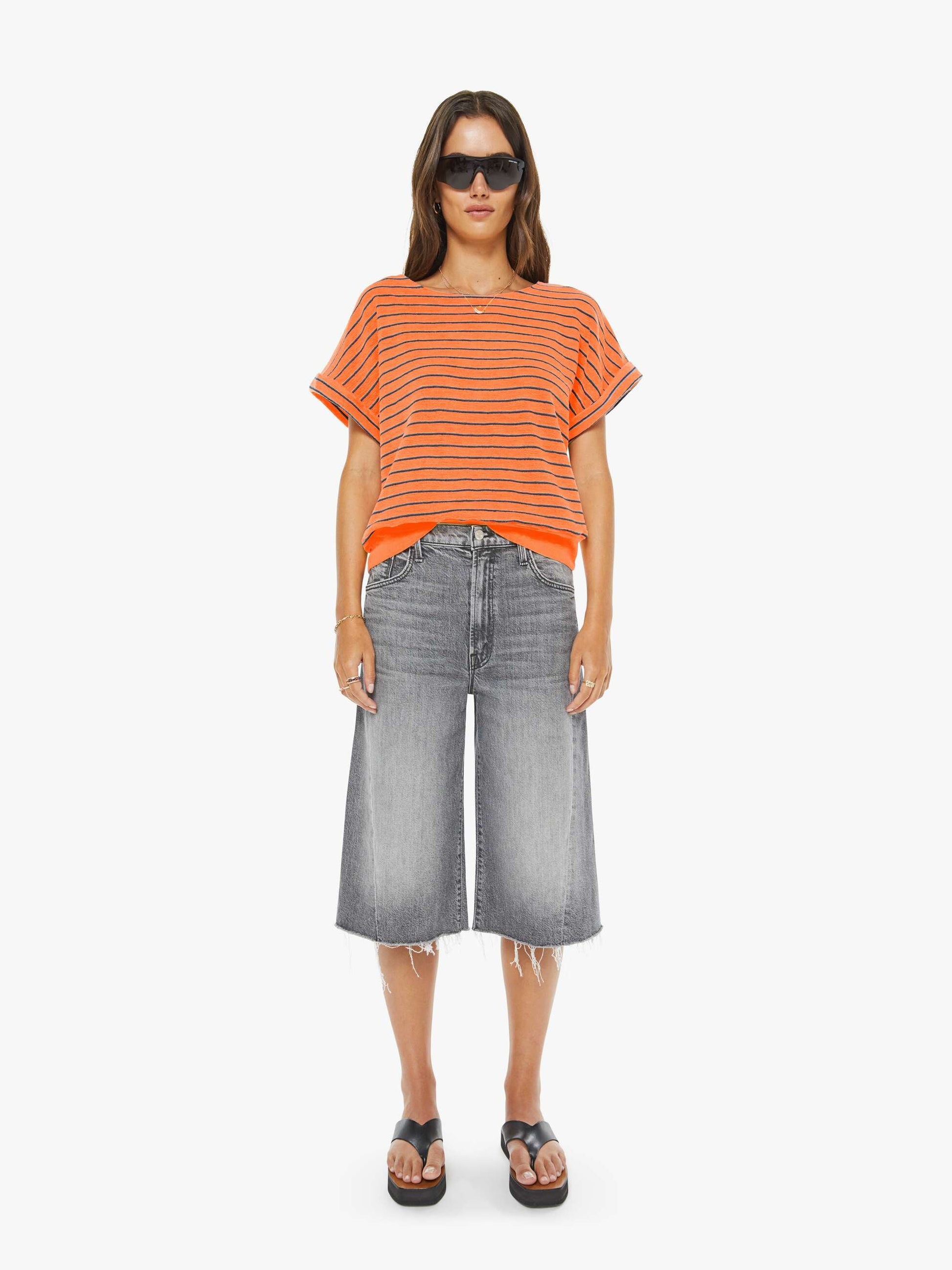 Mother Denim The Skipper Orange