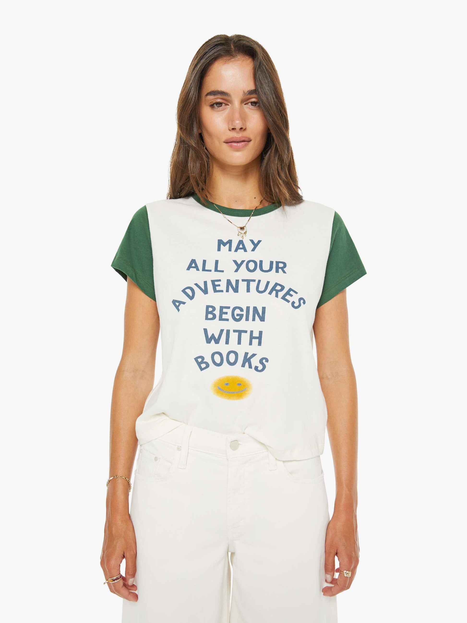 Mother Denim The Goodie Goodie Ringer Book Adventures