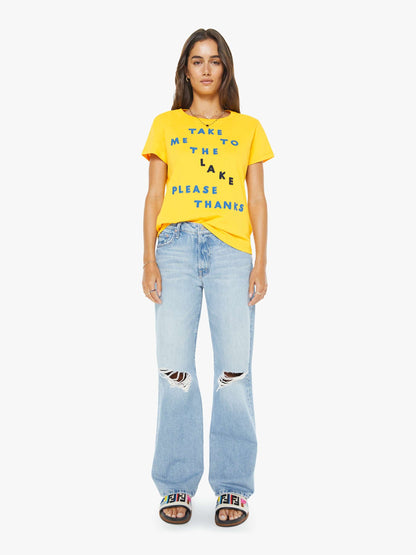 Mother Denim The Boxy Goodie Goodie Take Me To The Lake