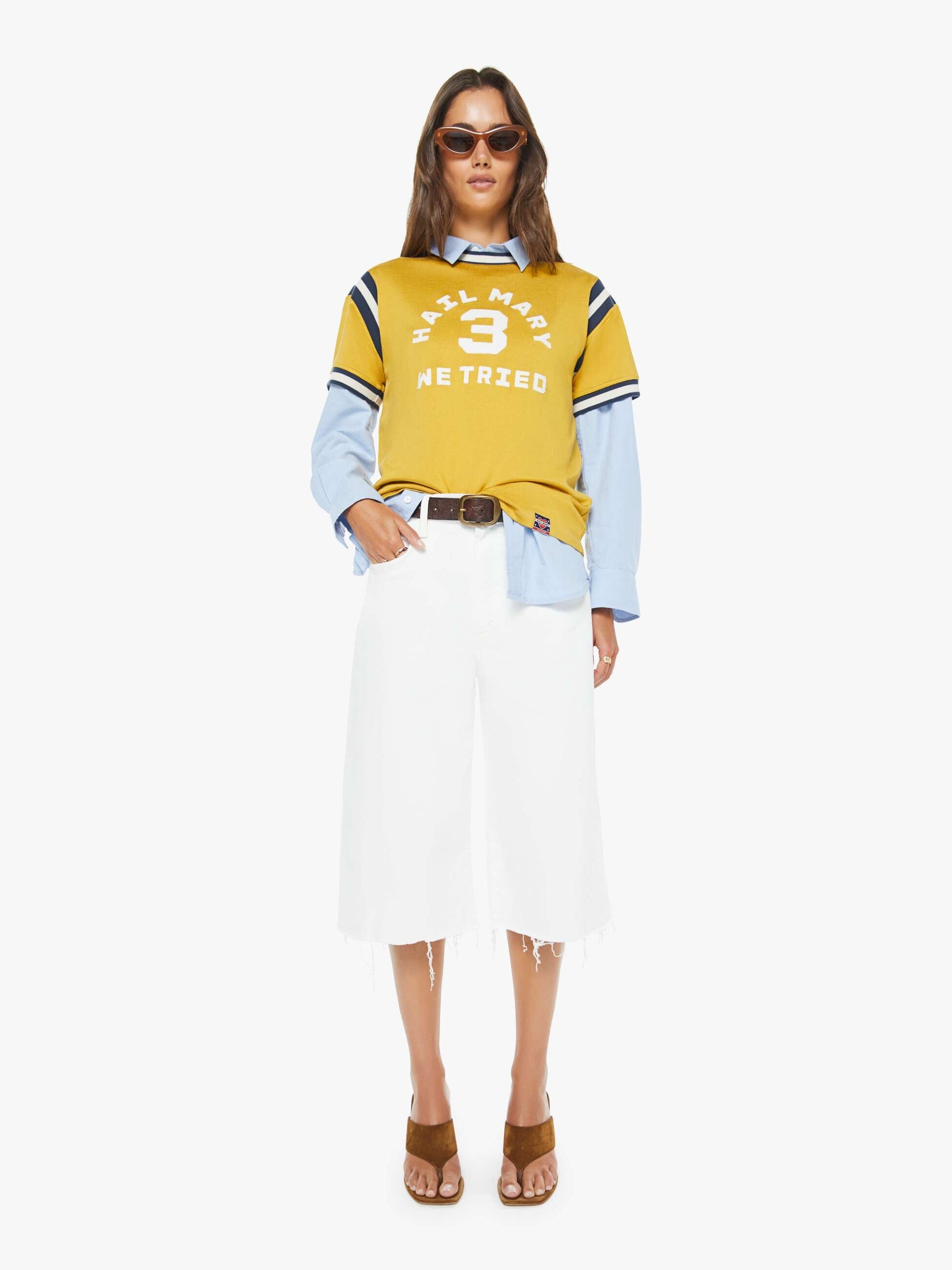 Mother Denim The Sport Rib Rowdy We Tried