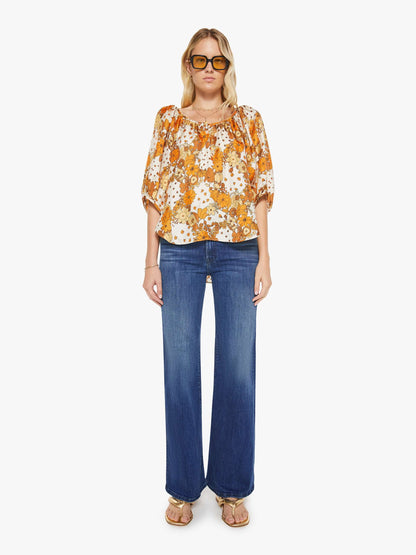 Mother Denim La Prestic Ouiston Moisson Top FLOWER POWER