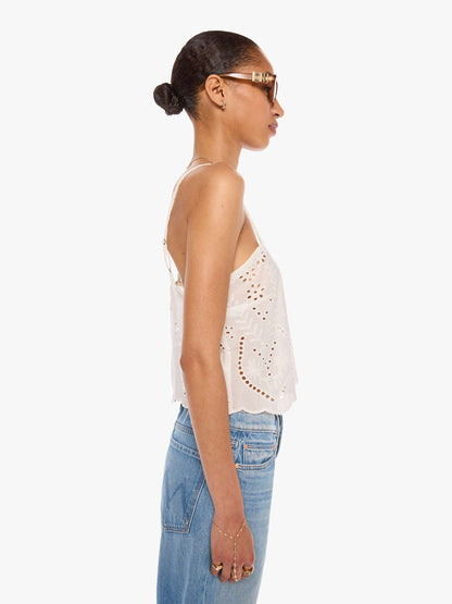 Mother Denim Natalie Martin Fern Cami ATHENA EMBROIDERY SALT