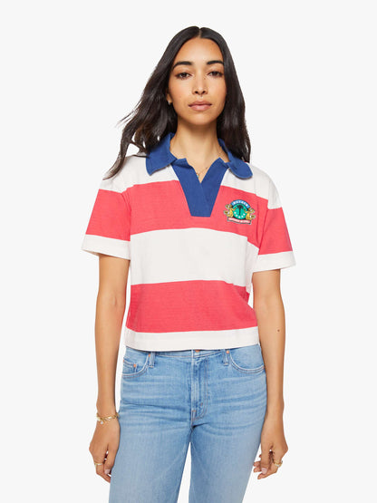 Mother Denim The S/S Match Teaberry And Fluff