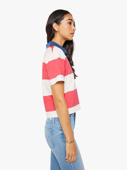 Mother Denim The S/S Match Teaberry And Fluff