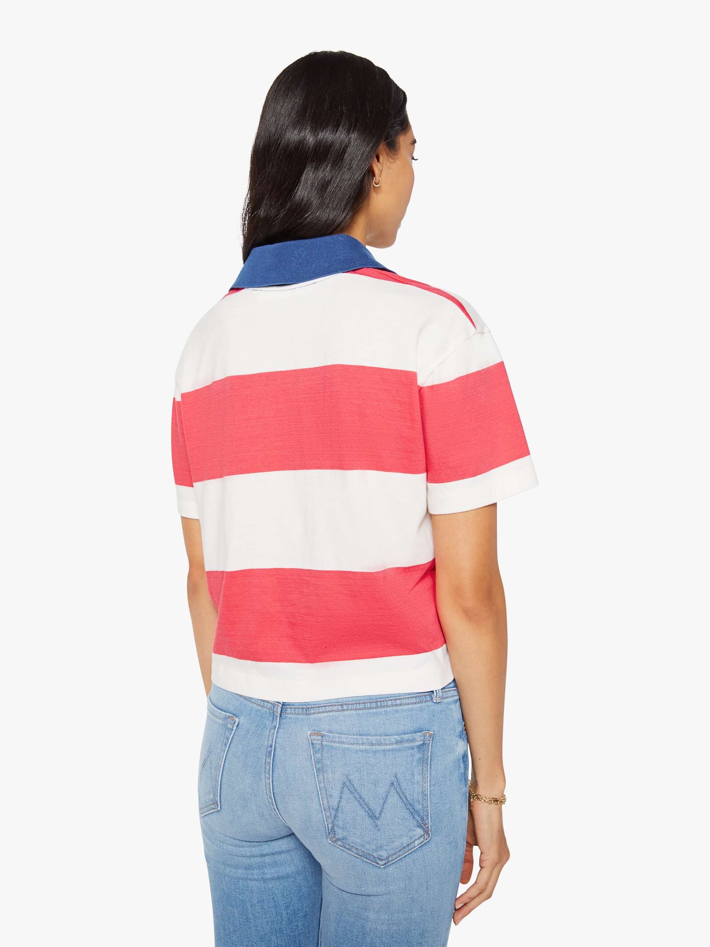 Mother Denim The S/S Match Teaberry And Fluff