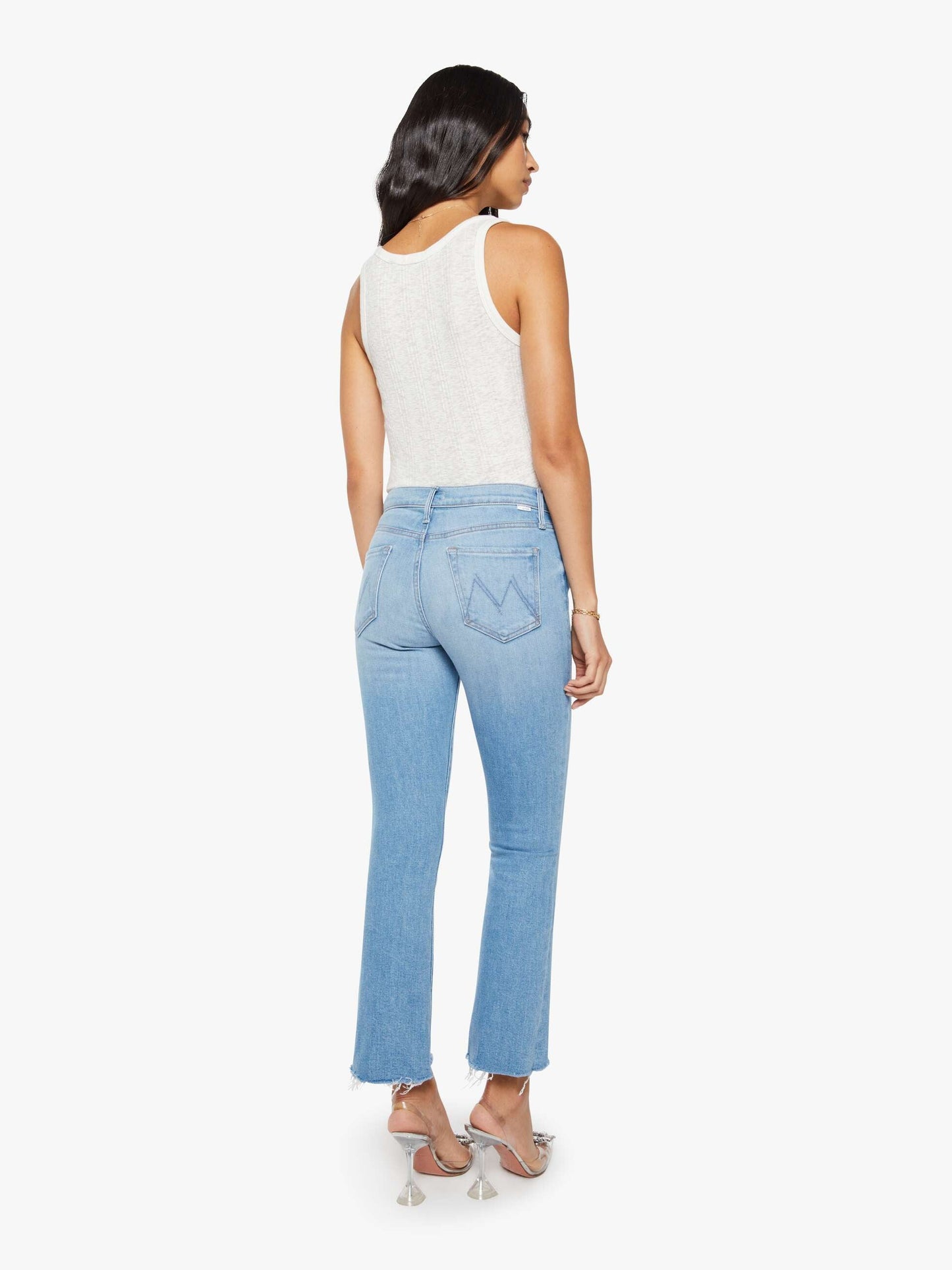 Mother Denim The S/S Match Teaberry And Fluff