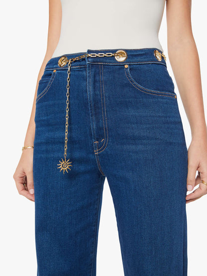 Mother Denim The Party In The Back Shirt Flower Notes