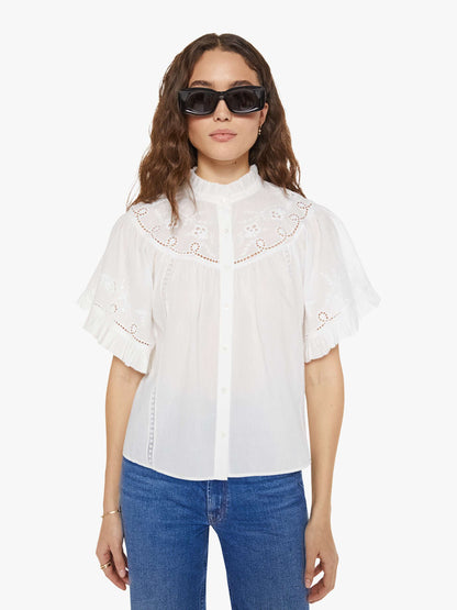 Mother Denim XiRENA Mae Shirt White