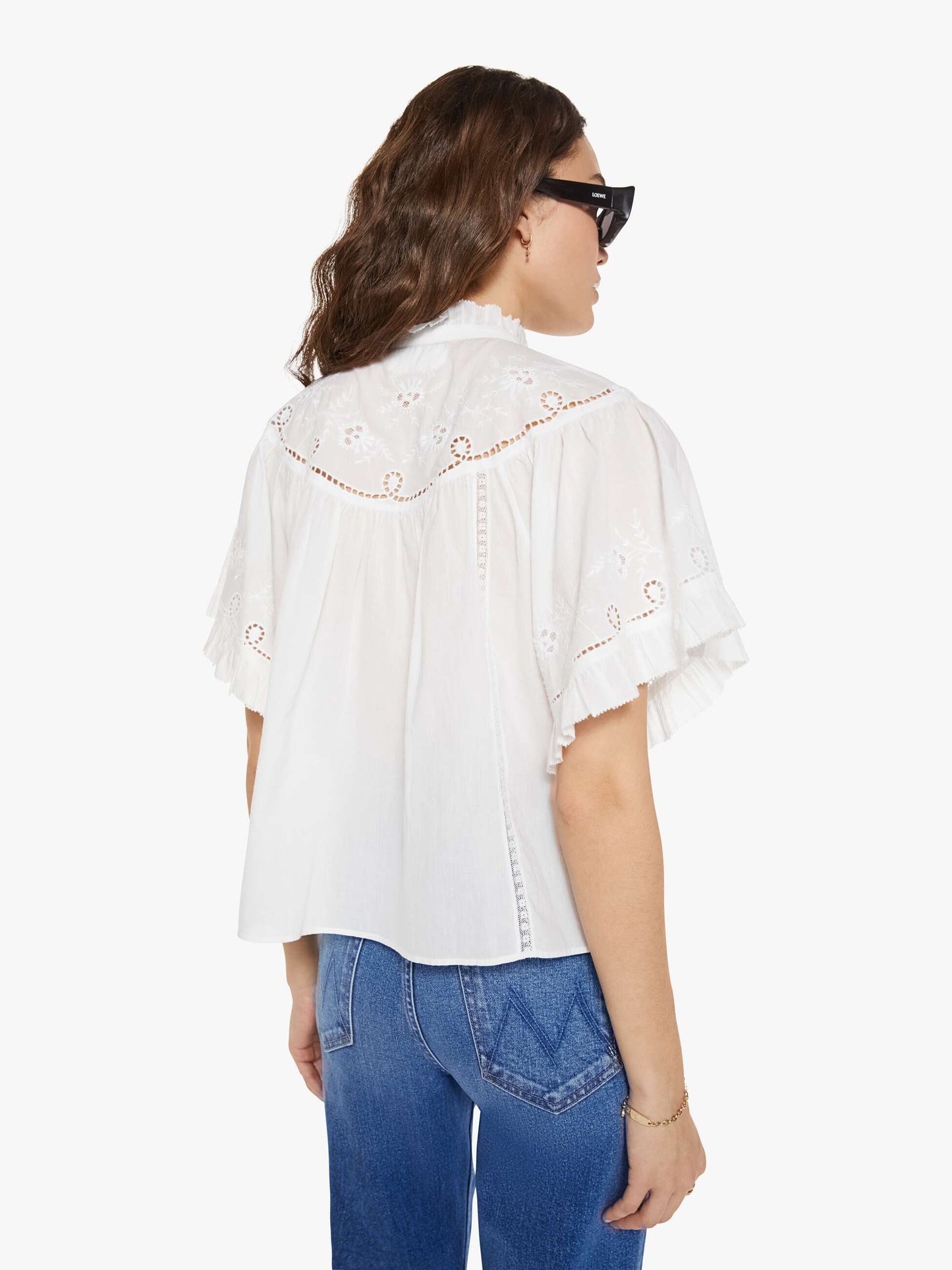 Mother Denim XiRENA Mae Shirt White