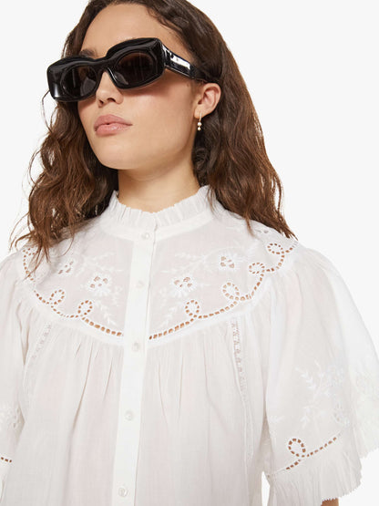 Mother Denim XiRENA Mae Shirt White