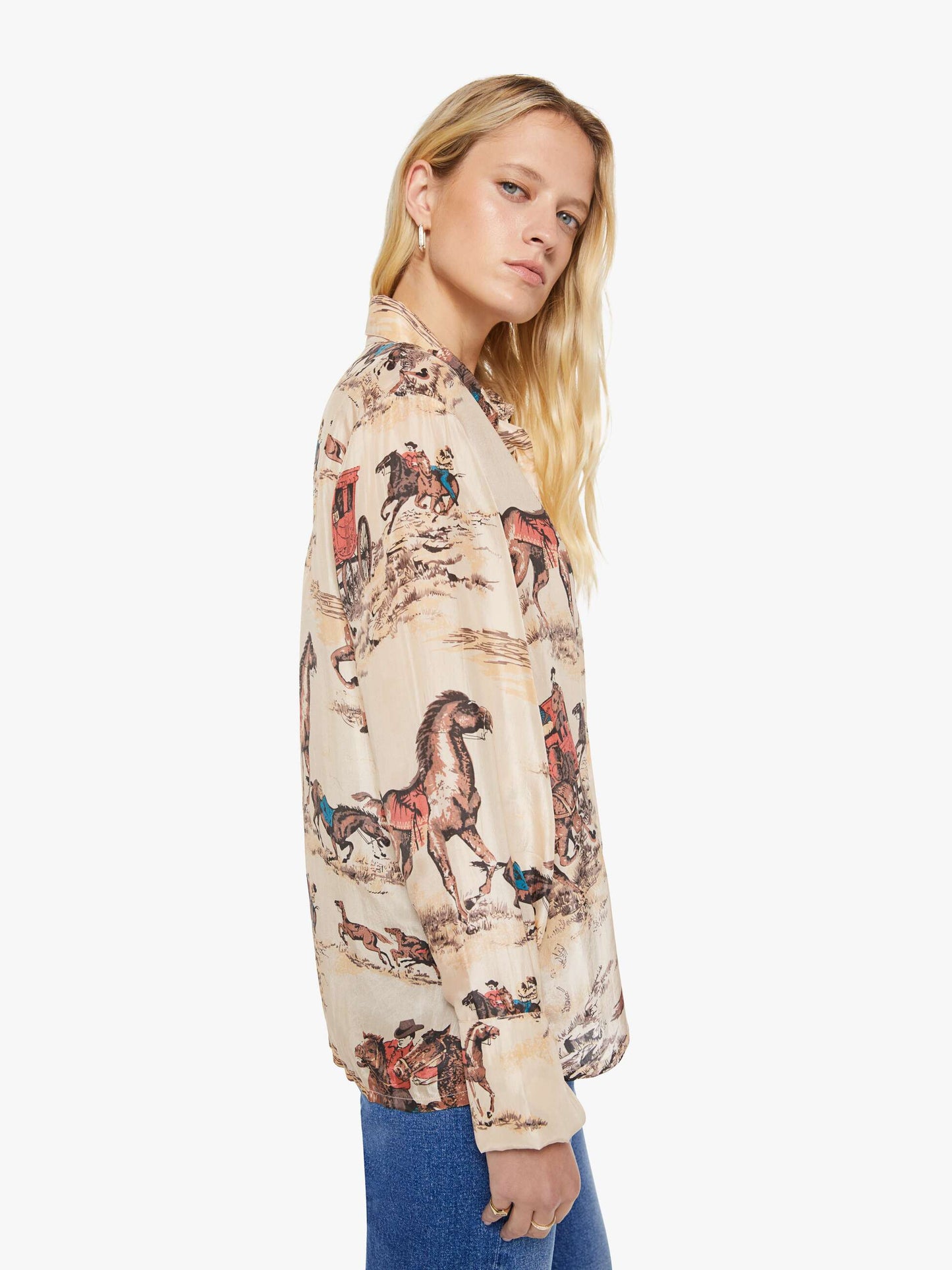 Mother Denim Alix Of Bohemia Dana Shirt CANYON COWBOY