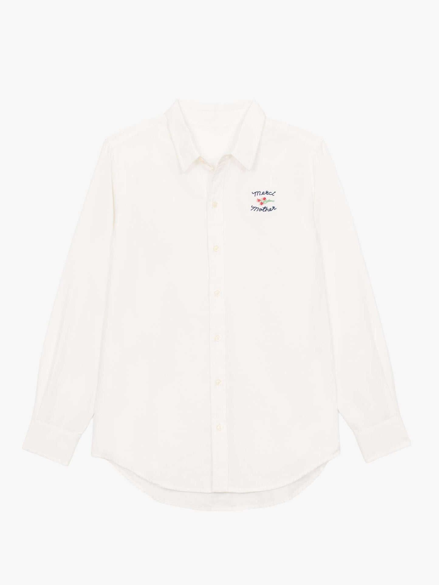 Mother Denim THE BESTIE OFFICE HOURS MERCI White