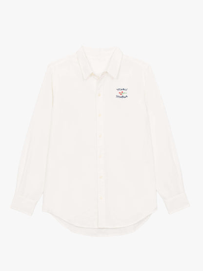 Mother Denim THE BESTIE OFFICE HOURS MERCI White