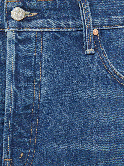 Mother Denim The Crop Raquette Drop Shot