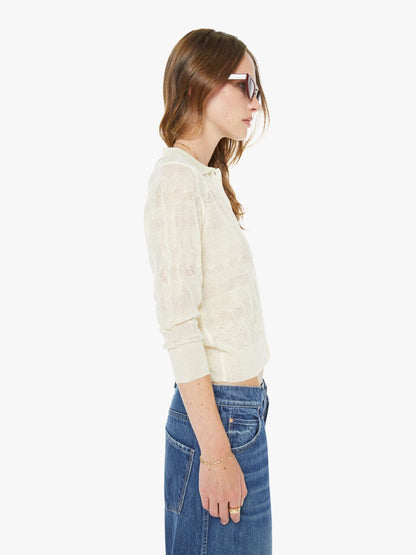 Mother Denim The Crop Raquette Drop Shot