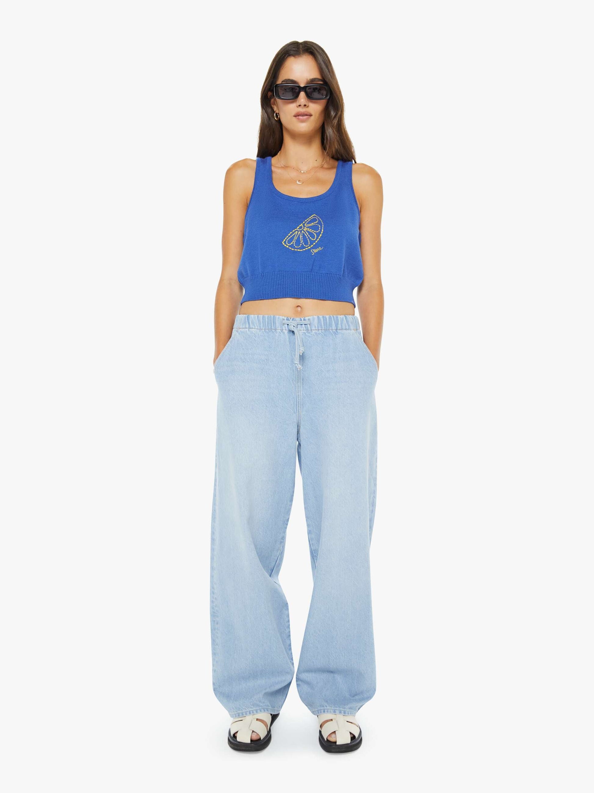 Mother Denim The Relaxed Tank Open Table