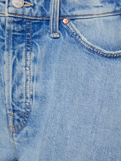 Mother Denim The Flutter Short Fray Blue (Medium)