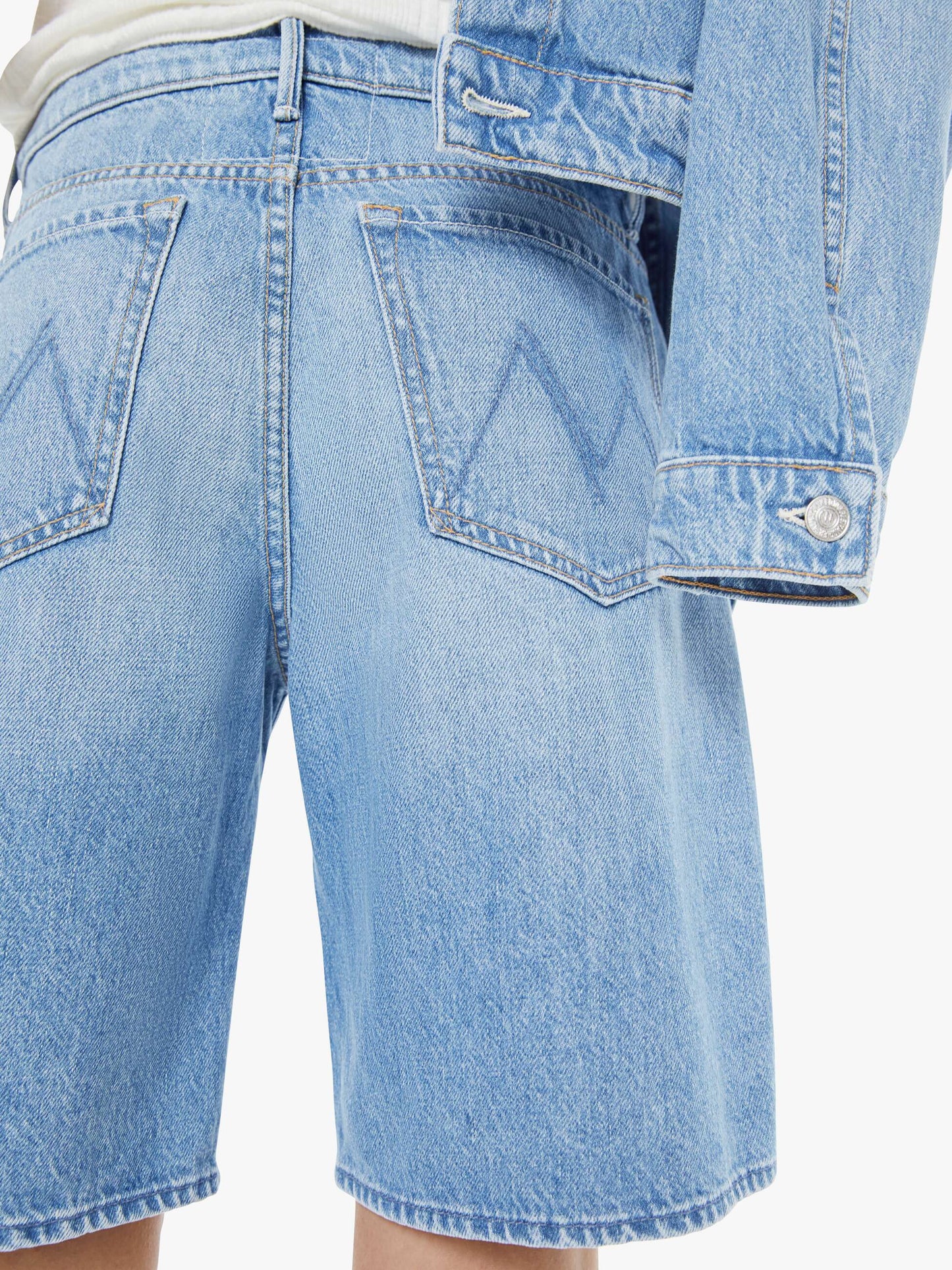 Mother Denim The Undercover Bermuda Short Last Bite