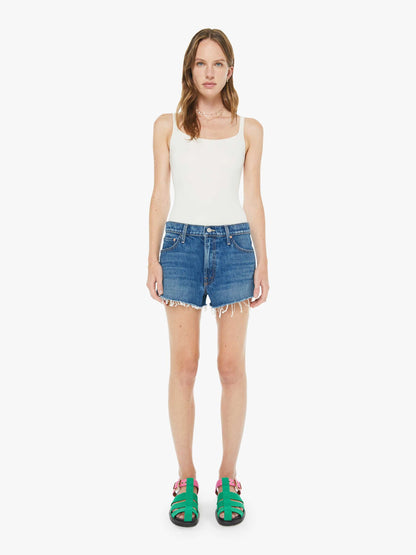 Mother Denim The Dodger Short Short Fray Green Thumb